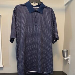 Walter Hagen Navy and White Men's Polo Shirt